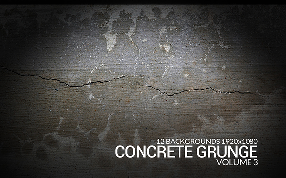 12 Concrete Grunge Backgrounds in Textures - product preview 5