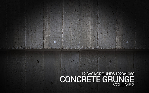 12 Concrete Grunge Backgrounds in Textures - product preview 6