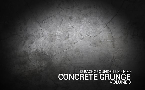 12 Concrete Grunge Backgrounds in Textures - product preview 7