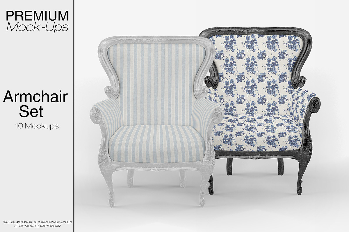 Armchair Mockup Pack in Product Mockups - product preview 8