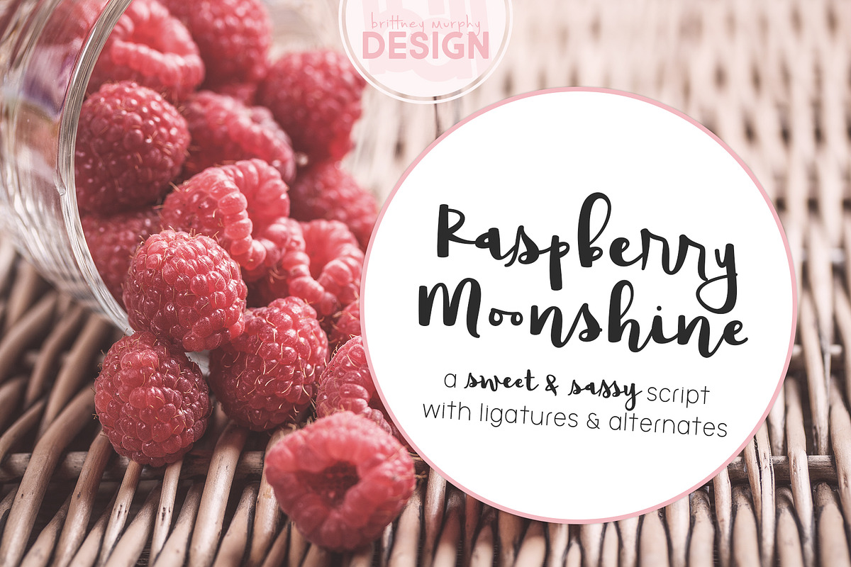Raspberry Moonshine in Script Fonts - product preview 8