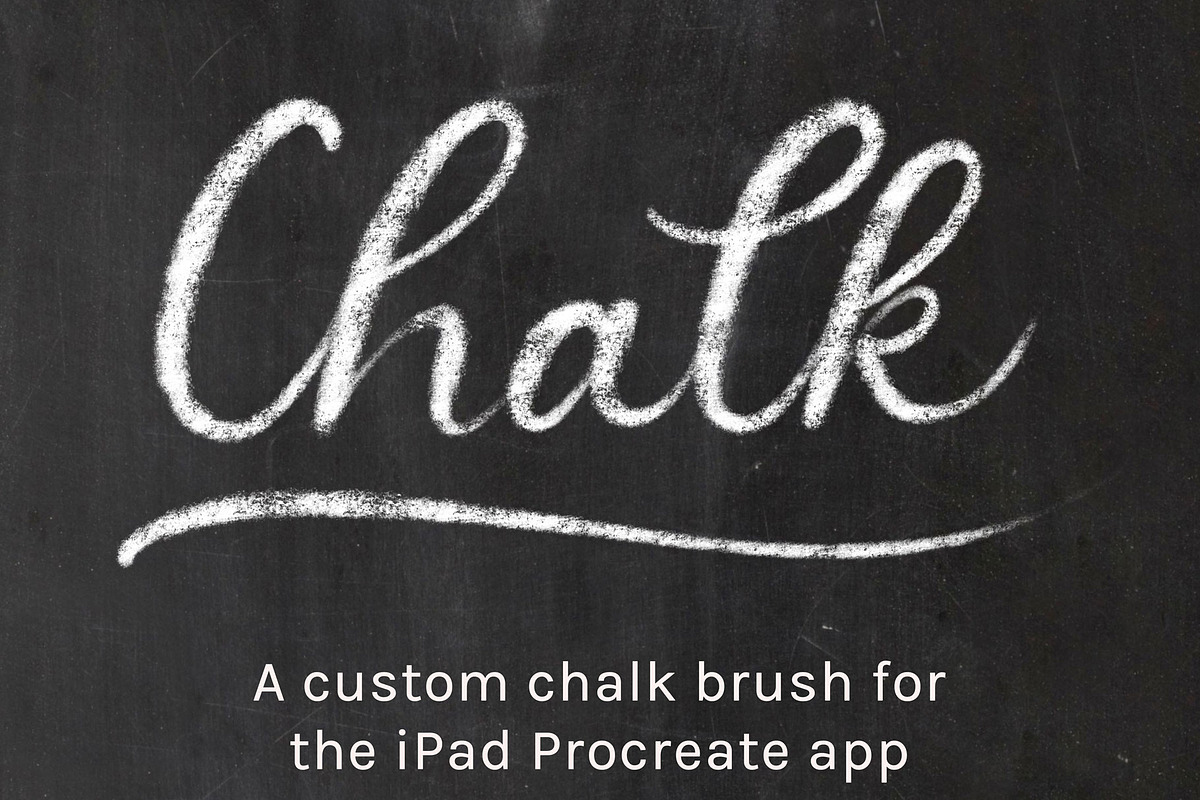 Procreate Chalk Brush in Photoshop Brushes - product preview 8