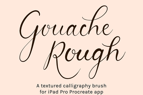 Procreate Brush | Gouache Rough