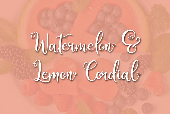 Berry Smoothies in Script Fonts - product preview 1