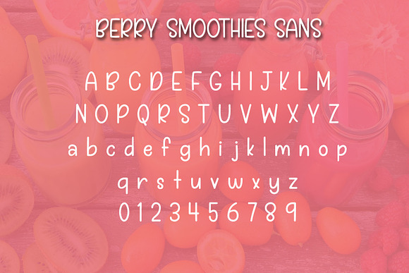 Berry Smoothies in Script Fonts - product preview 5