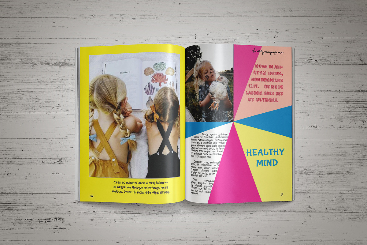 Kid Book Magazine in Magazine Templates - product preview 8