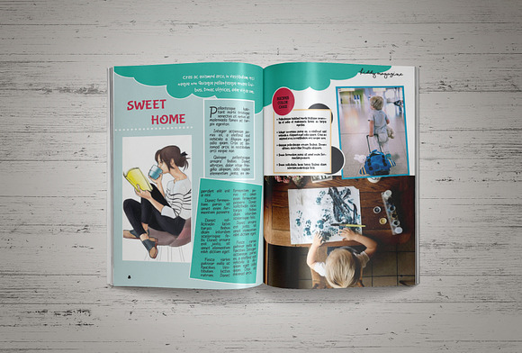 Kid Book Magazine in Magazine Templates - product preview 1