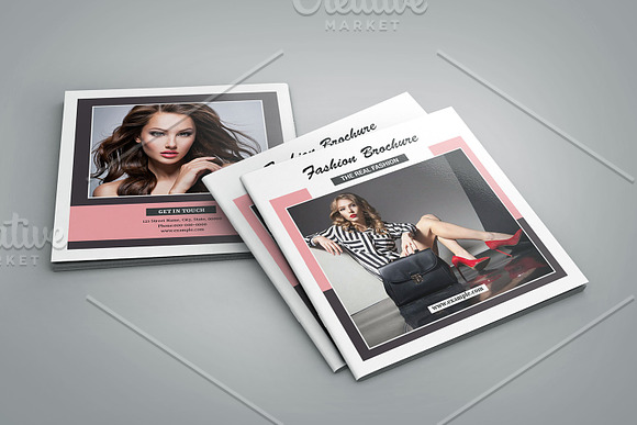 Square Fashion Brochure - V779 in Brochure Templates - product preview 1