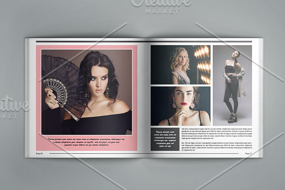 Square Fashion Brochure - V779 in Brochure Templates - product preview 4
