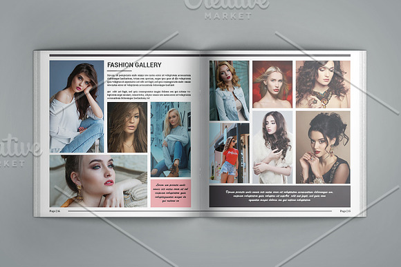 Square Fashion Brochure - V779 in Brochure Templates - product preview 6