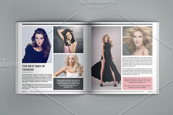 Square Fashion Brochure - V779 in Brochure Templates - product preview 7