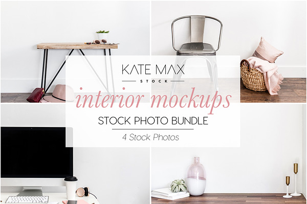 Interior Mockups Stock Photo Bundle 