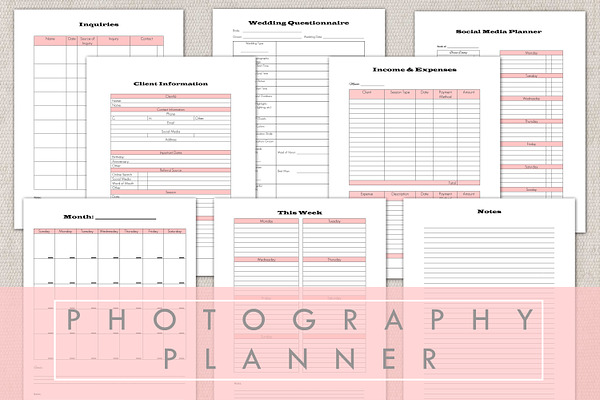 Photography Planner