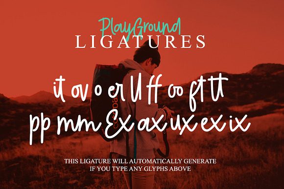 Play Ground Font Duo + Illustrations in Whimsical Fonts - product preview 3