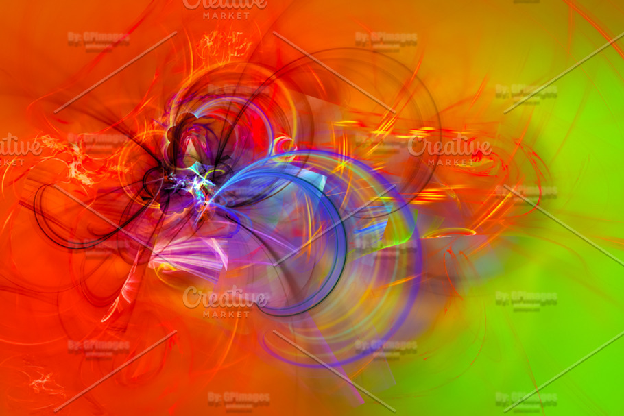 Colorful Fantasy Abstract in Illustrations - product preview 8