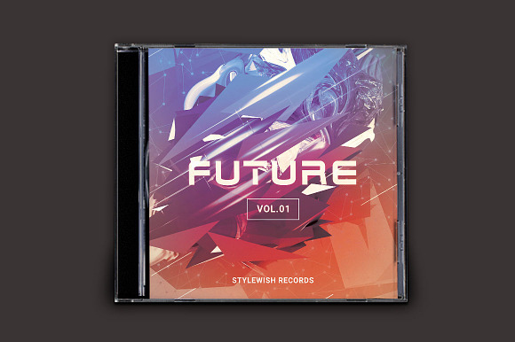 Future CD Cover Artwork in Templates - product preview 1