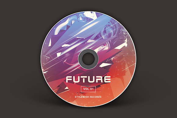 Future CD Cover Artwork in Templates - product preview 2