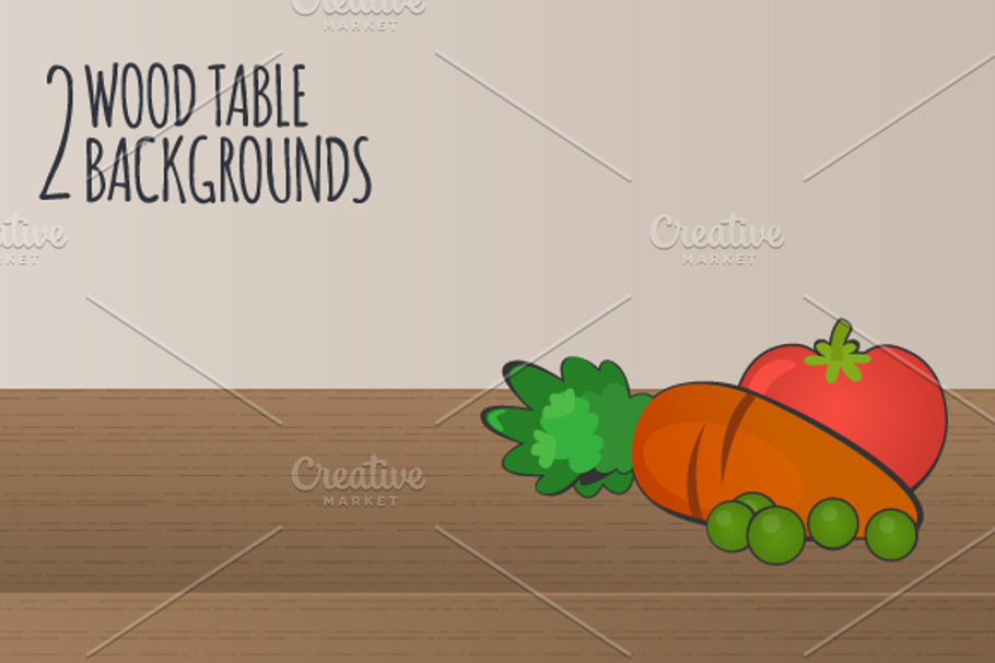 Vegetable set + 2backgrounds