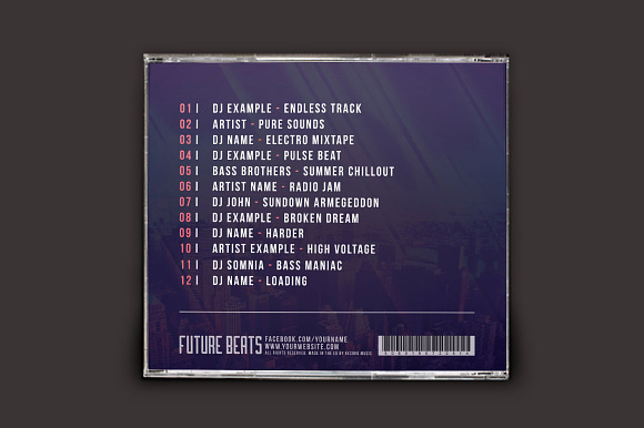 Future Beats CD Cover Artwork in Templates - product preview 3