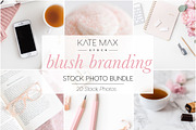 Blush Branding Stock Photo Bundle 