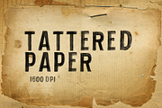 Tattered Paper Raw Scan - 1600 dpi