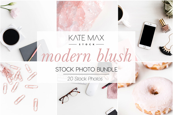 Modern Blush Stock Photo Bundle 