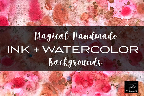 Magical Handmade Watercolor Textures in Textures - product preview 1
