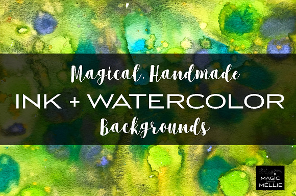 Magical Handmade Watercolor Textures in Textures - product preview 2