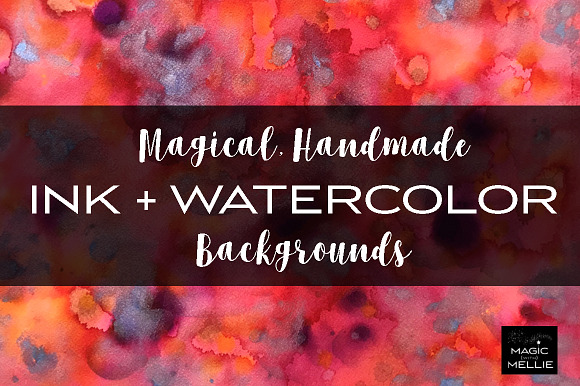 Magical Handmade Watercolor Textures in Textures - product preview 3