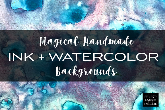 Magical Handmade Watercolor Textures in Textures - product preview 5