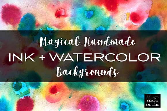 Magical Handmade Watercolor Textures in Textures - product preview 6
