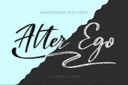 Alter Ego duo font + 2 extra fonts.