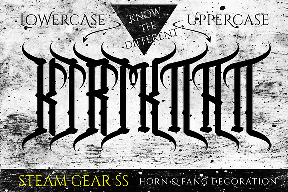Steam Gear (Duo Font) SS in Blackletter Fonts - product preview 2