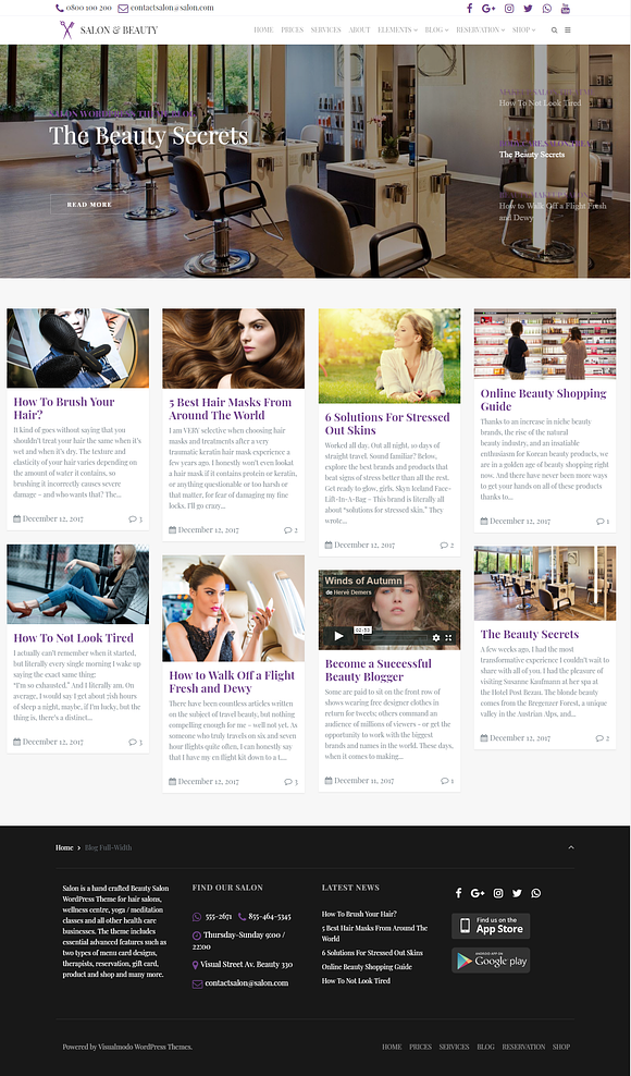 Salon - Beauty WordPress Theme in WordPress Business Themes - product preview 5
