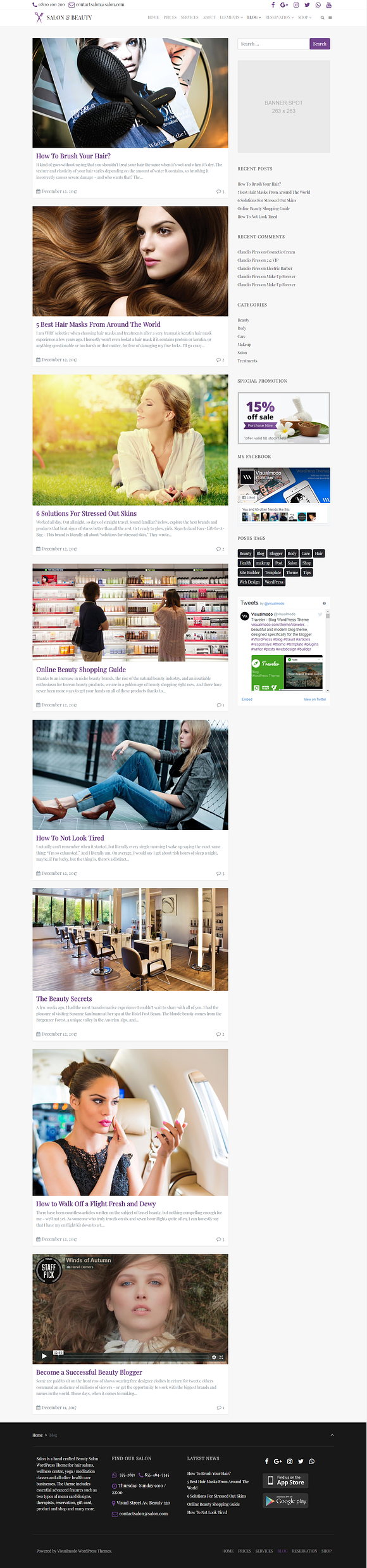 Salon - Beauty WordPress Theme in WordPress Business Themes - product preview 9