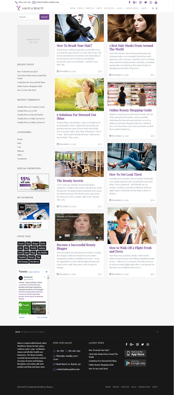 Salon - Beauty WordPress Theme in WordPress Business Themes - product preview 11