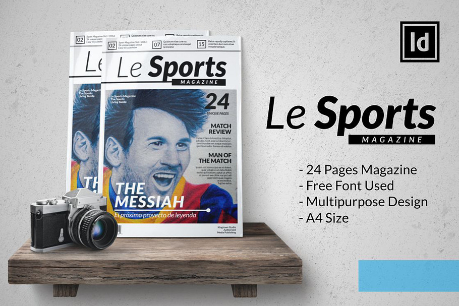 Le Sports MGZN in Magazine Templates - product preview 8