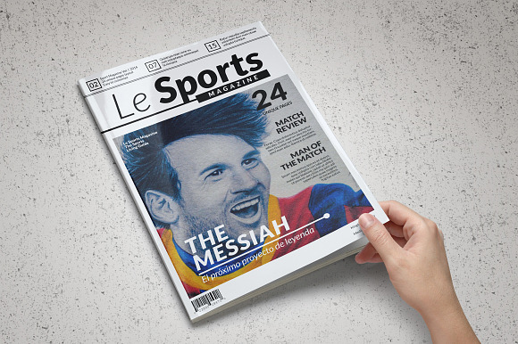 Le Sports MGZN in Magazine Templates - product preview 1