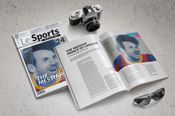 Le Sports MGZN in Magazine Templates - product preview 2