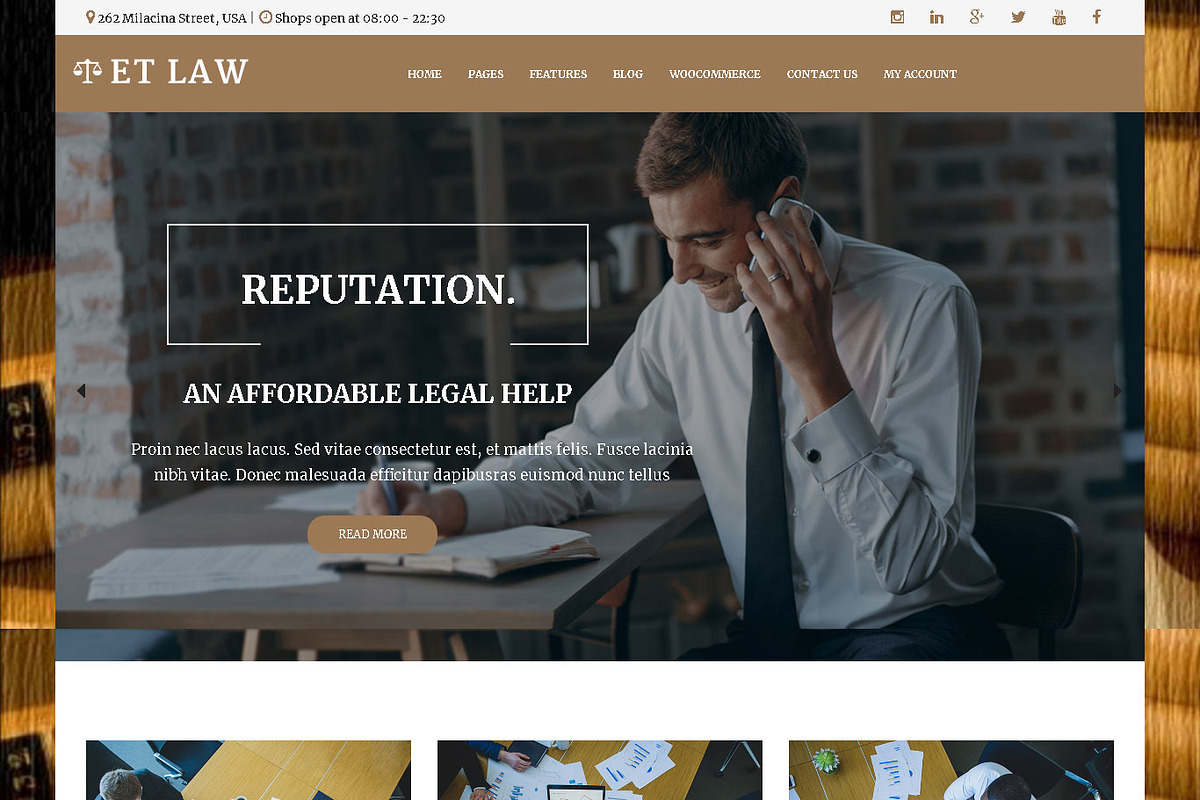 ET Law – Law WordPress Theme in WordPress Business Themes - product preview 8