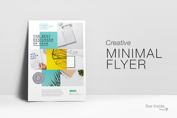 Minimal Showcase Flyer in Flyer Templates - product preview 1