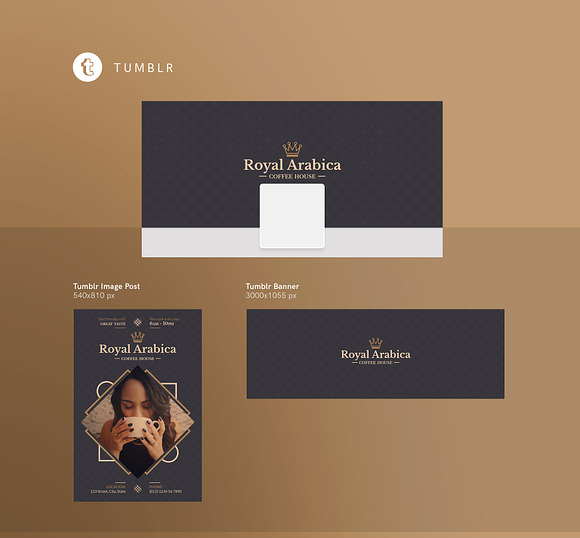 Social Media Pack | Coffeehouse in Social Media Templates - product preview 5