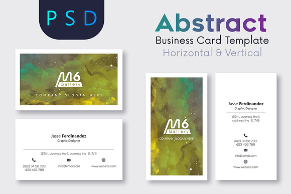 Unique 50 Business Card Bundle in Business Card Templates - product preview 6