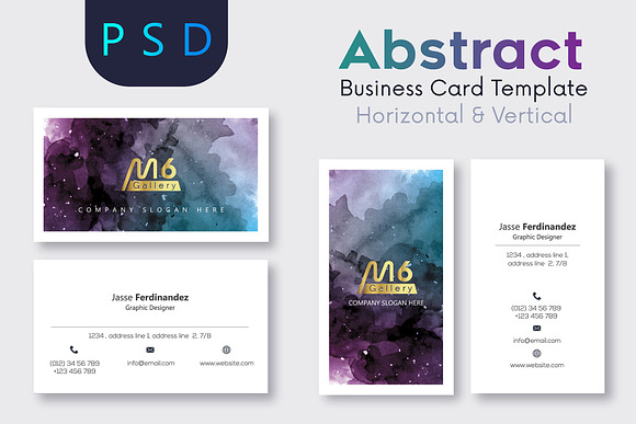 Unique 50 Business Card Bundle in Business Card Templates - product preview 9