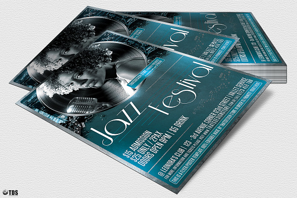 Jazzy Fest Flyer Template V2 in Flyer Templates - product preview 3