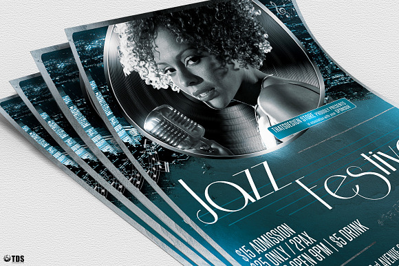Jazzy Fest Flyer Template V2 in Flyer Templates - product preview 4