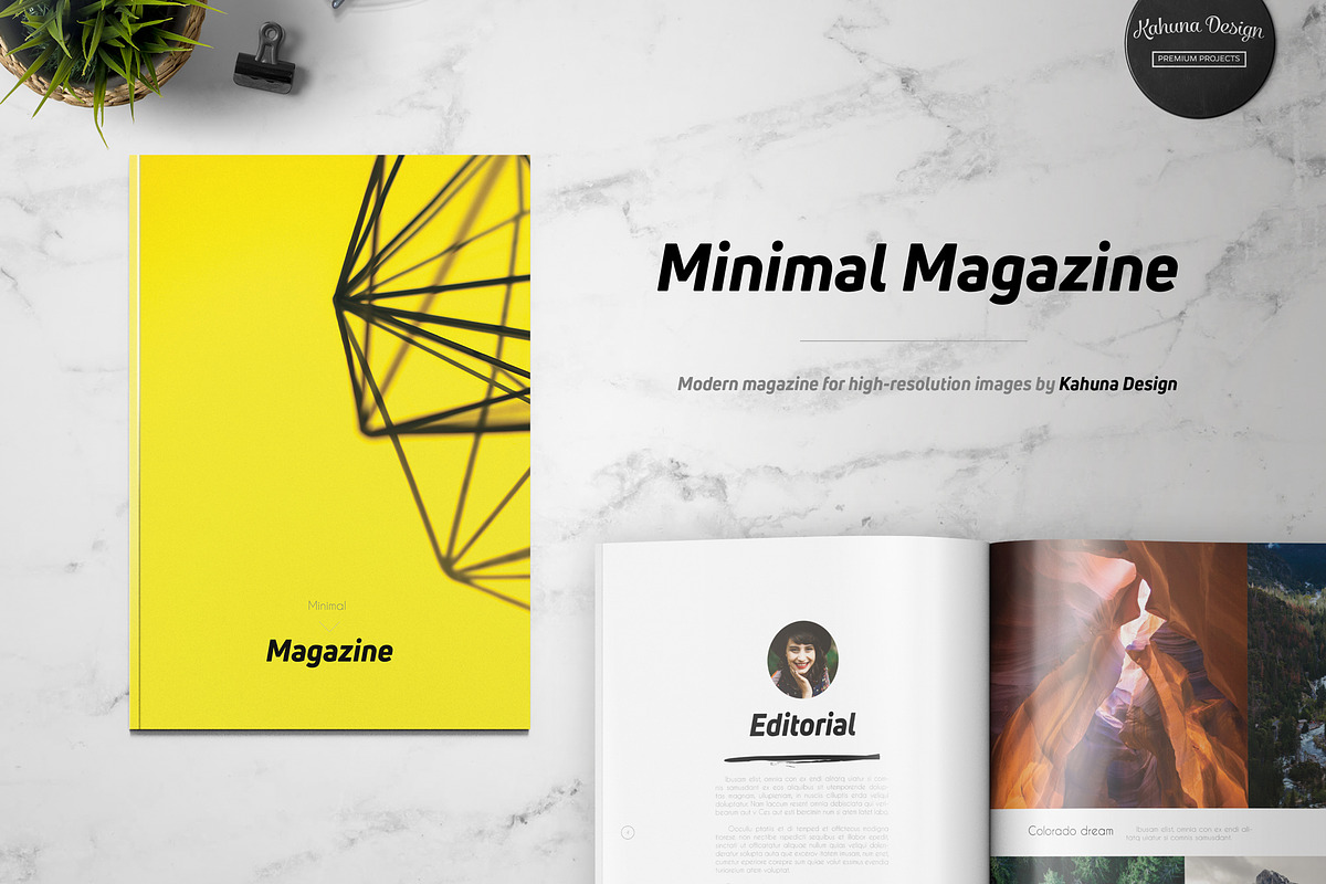 Minimal Pro Magazine in Magazine Templates - product preview 8