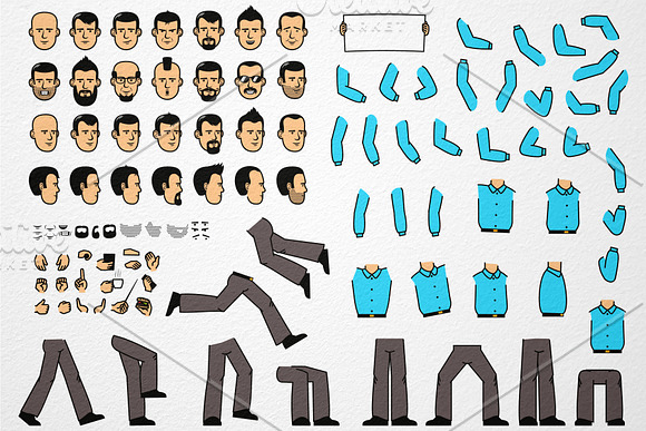 Men Character Generator in Objects - product preview 2