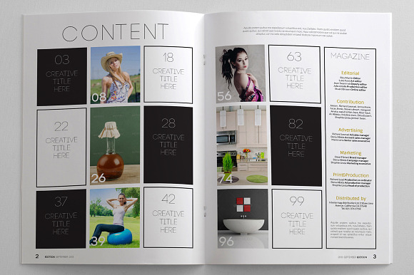 Simply Magazine Template in Magazine Templates - product preview 1