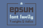 EPSUM Font Family